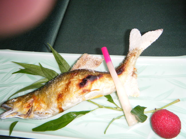 鮎の塩焼きです。