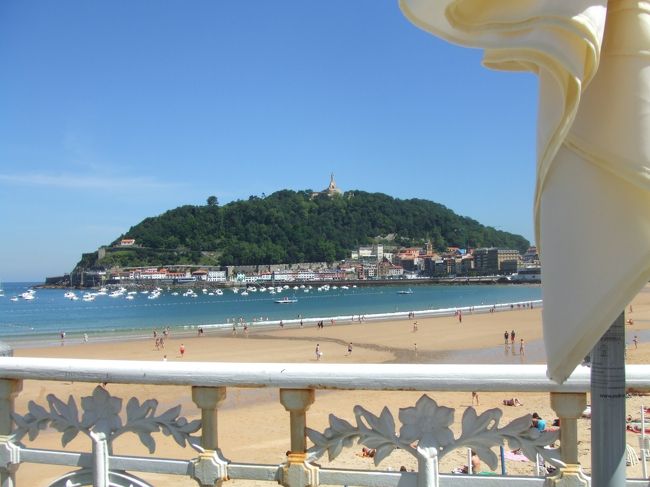 ビーチのカフェで休憩し、昼食をとりました。