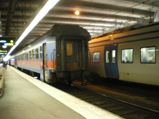 ストックホルム中央駅にて