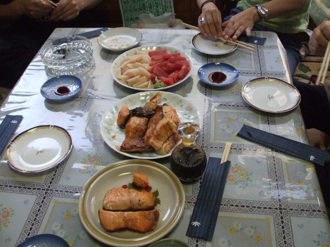 まずは隊長のお母様にご挨拶。<br />なんだかホッとするね〜