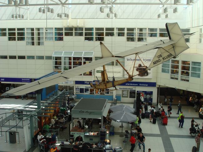 ベルゲン空港に到着。<br />