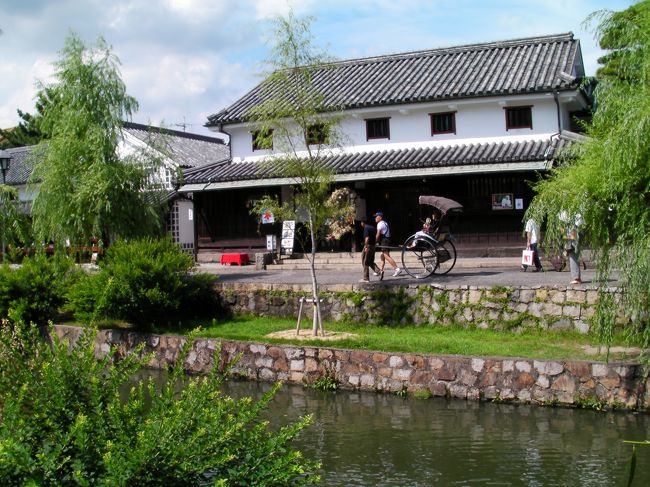 せっかくなのでＪＡＦ会員割引を利用して児島虎次郎記念館を訪ねます。倉敷川に沿って歩いて行きました。