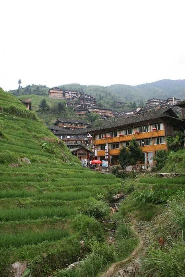 初日は　龍脊　<br />平安壮族梯田<br /><br />狭い石段を<br />30分程かけて<br />ゆっくり登ってゆきます。<br /><br />