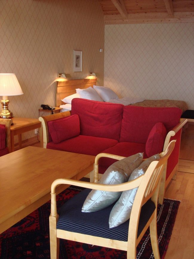 荷物を解放してちょっと一休み。