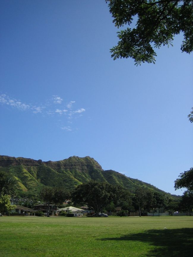 カピオラニ公園て、すごくﾀﾞｲﾔﾓﾝﾄﾞﾍｯﾄﾞに近い！