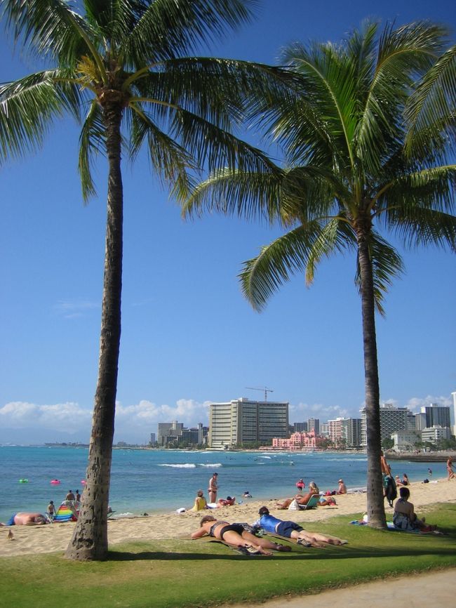 公園を抜け、少し歩けばすぐビーチにたどり着きます★<br /><br />やっとゴ〜〜〜ル！<br />約３時間のお散歩でした。