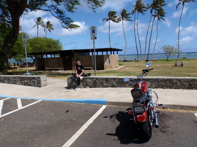 バイクをレンタルしてドライブ