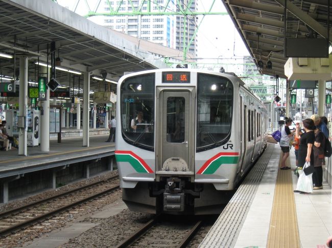 仙山線で北仙台へ向かいます。