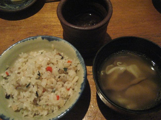 最後は、ふーちばじゅーしーと中身汁で〆。<br />満腹です！お手ごろ値段でいただけるのがうれしい☆<br />