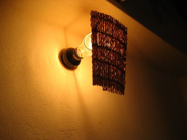 ランプシェードが面白い。