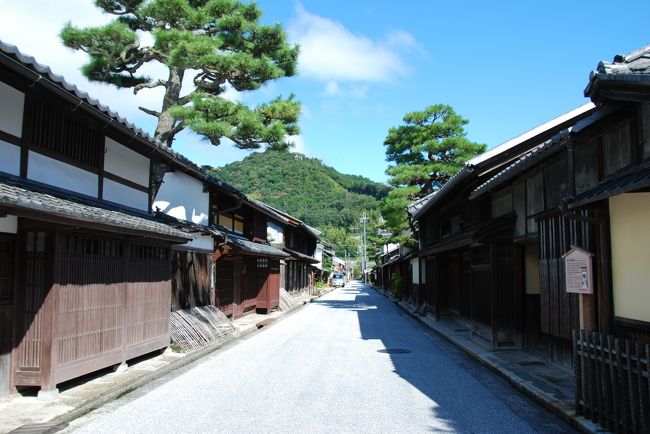 近江商人屋敷の街並み。