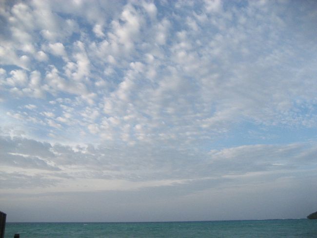 雲の模様がすごい！