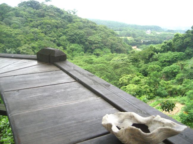 テラス席からの眺め。<br />遠くまで見渡せ、視力がよくなりそうです♪