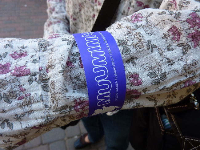 噂の腕輪型入場券。<br />大人1日券で20ユーロです。