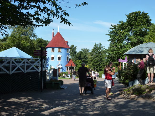 ムーミンの家も見えてきました。