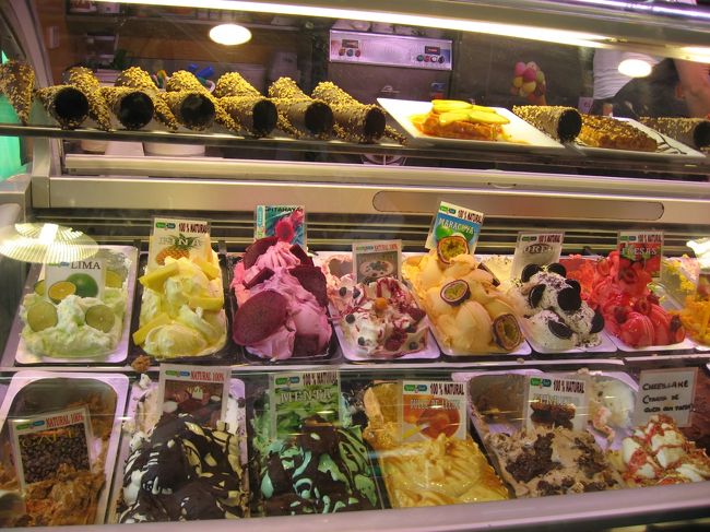 イタリアのアイスの飾りつけの方が可愛かったかな。