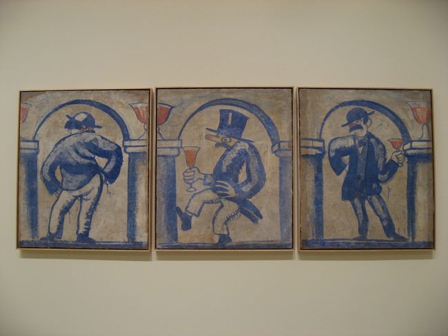 こんな現代的な絵も飾られてました。