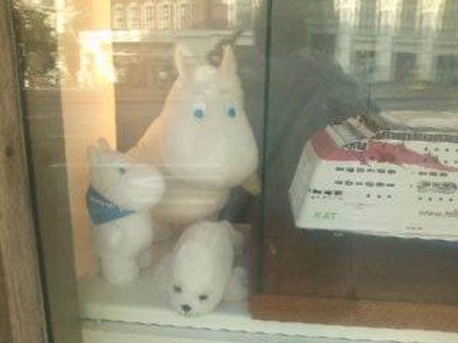 ムーミンと‥‥ゴマちゃん？<br />ゴマちゃんなの！？笑<br />と思ったら、どうやらシリヤラインのキャラクターらしいです★