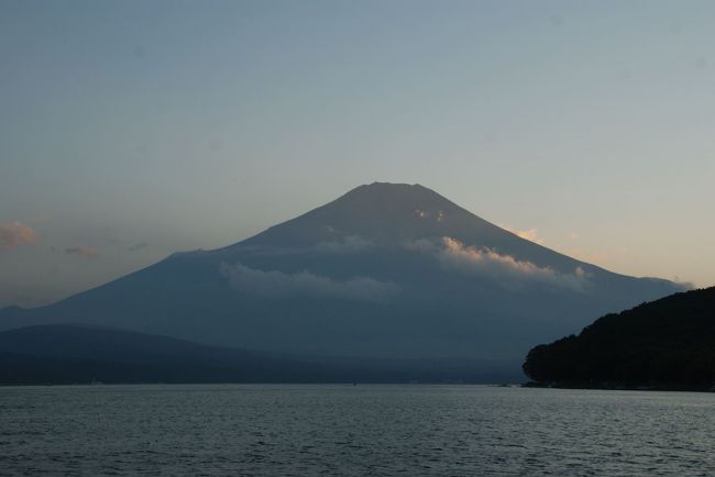 夕日は落ちてしまった。