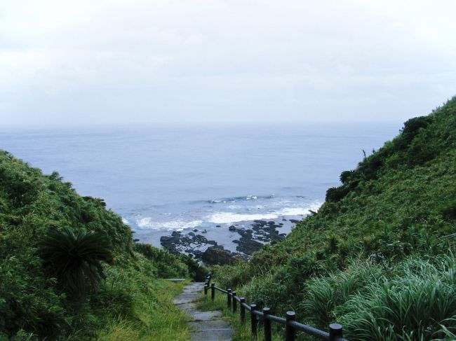 「タチジャミ」<br /><br />タチジャミ自然公園の駐車場から写真のような階段を降りて行きます。<br />が、本当に長い階段〜〜〜<br />日頃の運動不足を痛感(´Å｀)