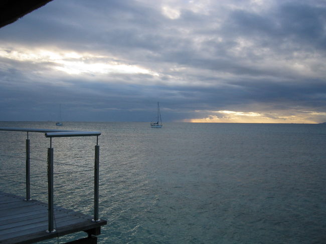 日が沈んできました。