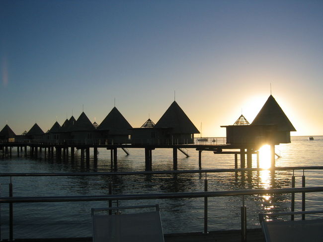 １日は早いもので、もう夕暮れです。