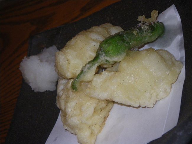 単品でてんぷらも頼みました