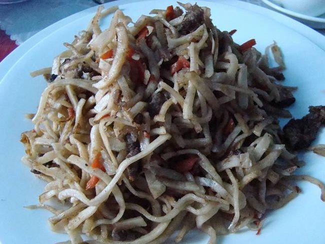 焼き肉うどんですが・・・