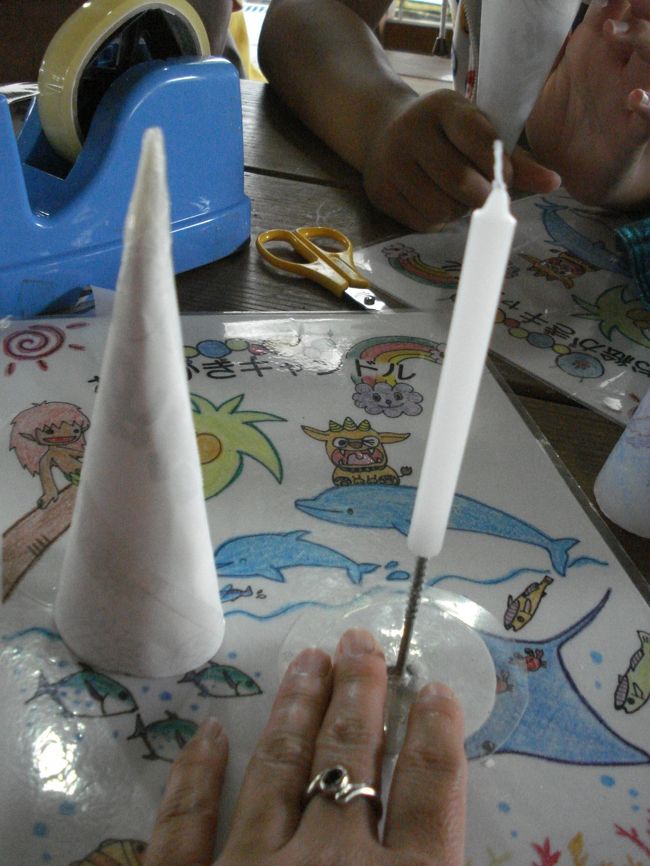 芯を紙に入れたら