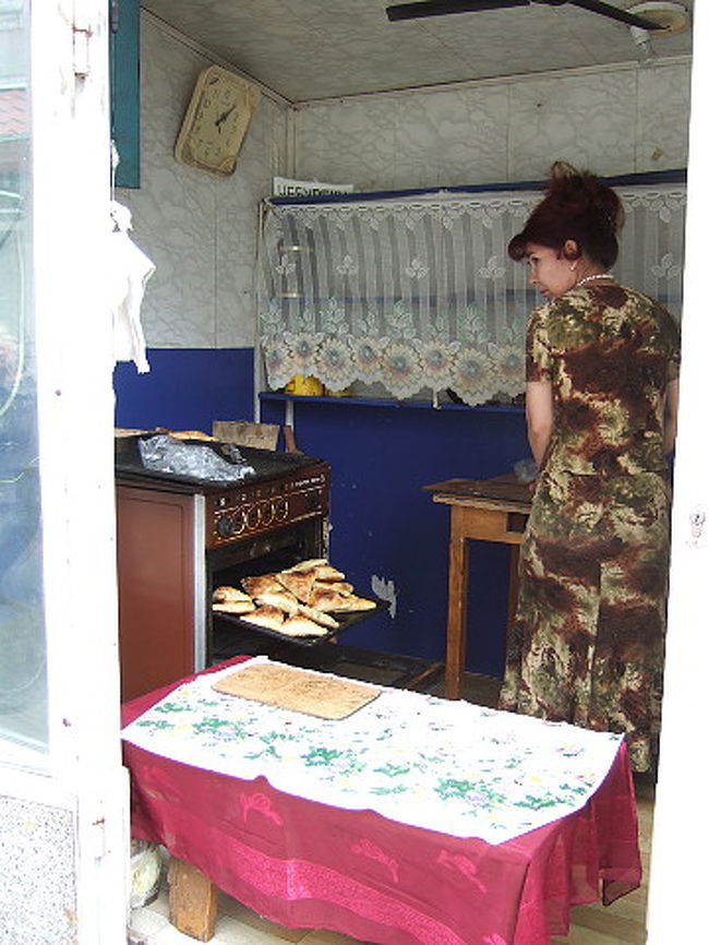 焼きたてのパイ。