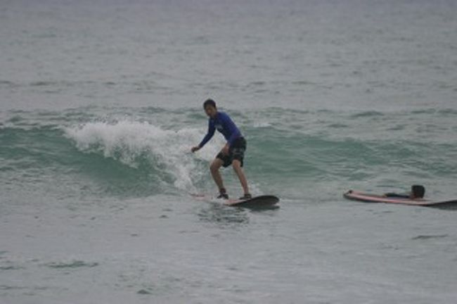 覚えが早いのか・・・やはり若い息子は上手かった。<br />まだ負けたくない父・・・。