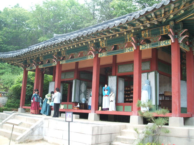 ここで宮中衣装を着ることができます。<br />