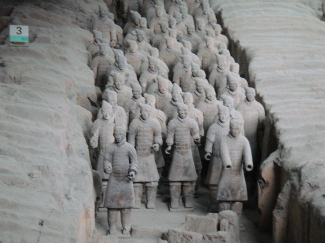 ようやく兵馬俑と対面です。