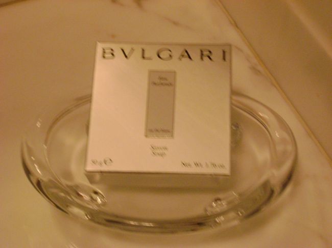  石鹸はブルガリに変わってました。<br /><br />　