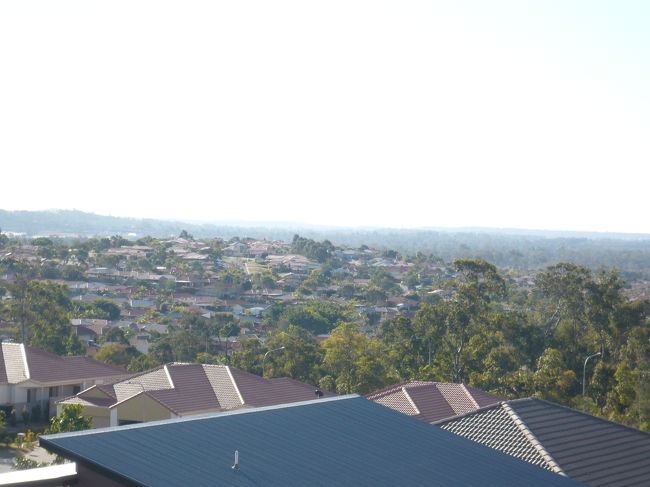 ホームステイ先の家からの風景