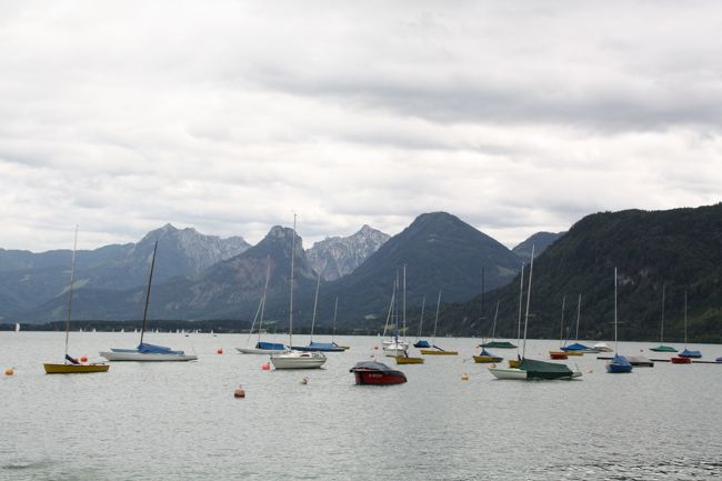 ザルツカンマーグート　ザンクトギルゲンのザンクトボルフガング湖