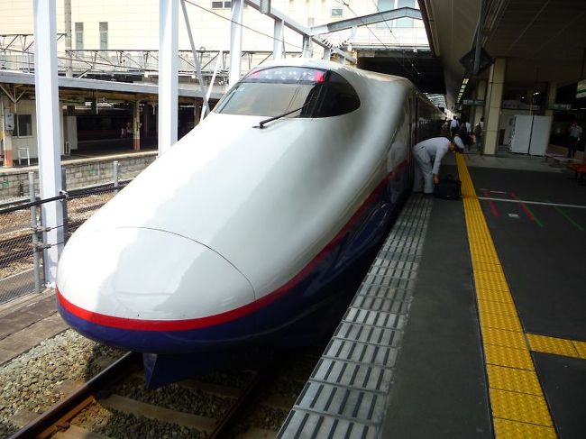 8月19日<br />長野新幹線あさまで長野へ