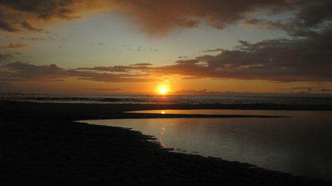 Polahali Beachでサンセットを眺めた。