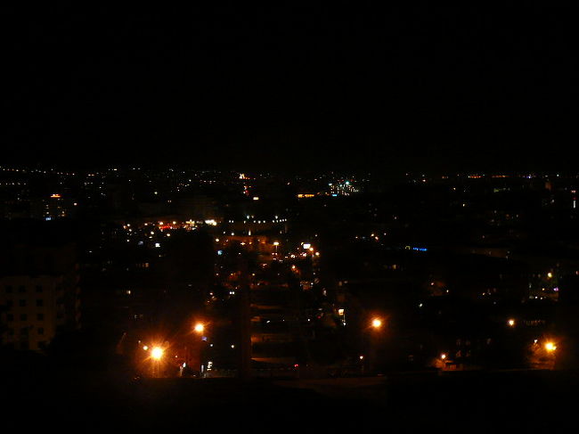 夜もすごくきれいだったのだけど、写真にするとうまく撮れないな。