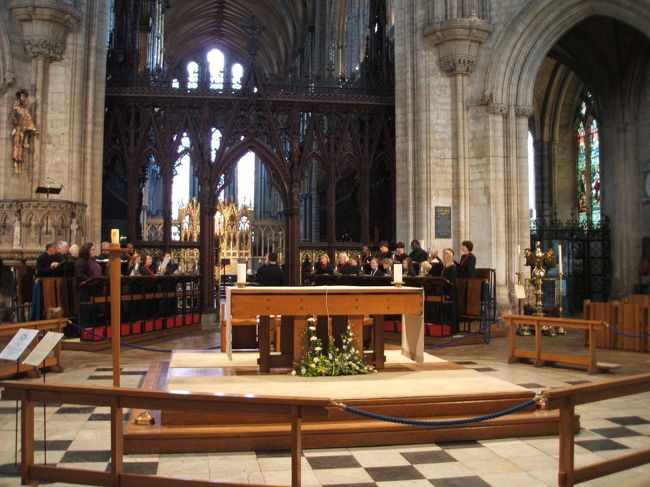 聖歌隊の練習風景