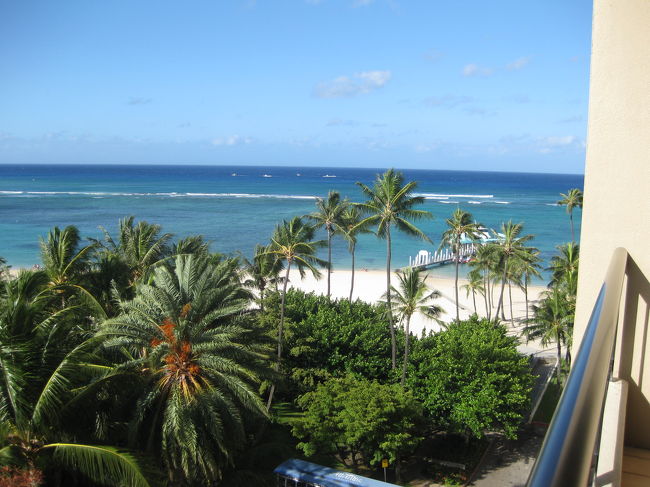 　パーシャルオーシャンビューの予定でしたが、十分に海が見渡せるオーシャンビューの部屋になっていました。