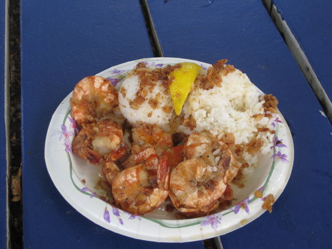 　ガーリックシュリンププレート。<br />まさに美味！