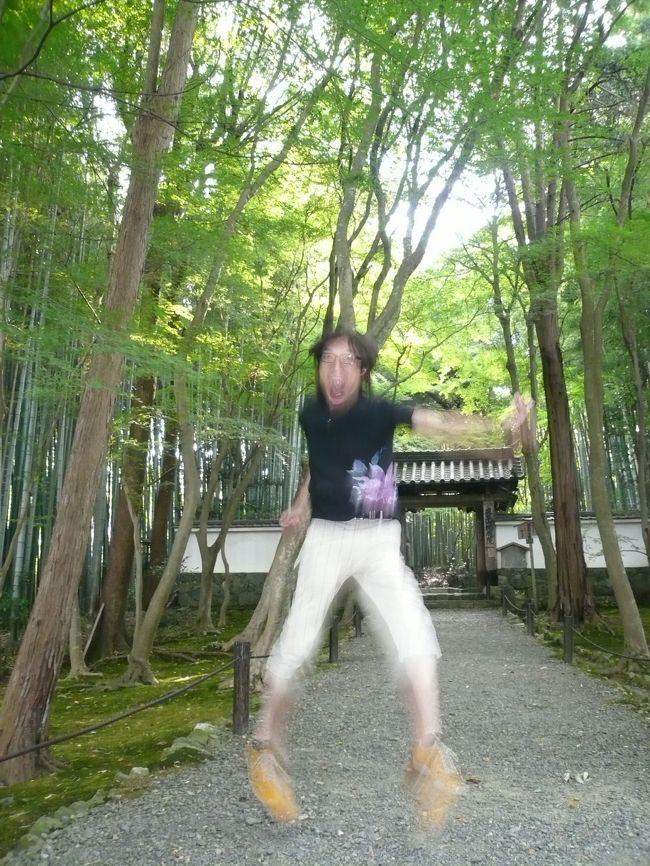 いろいろな世界遺産、名所でジャンプしています。<br /><br />ピンボケをあえてUPしてみます。