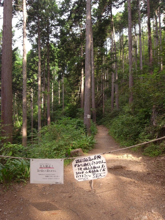 ああ、辛い・・・<br />予定コースは行き止まり