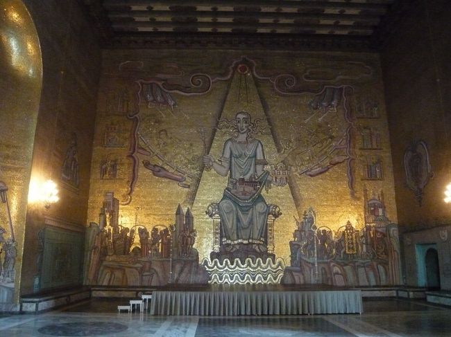 黄金の間。ここでノーベル賞授賞パーティーの舞踏会が行われる