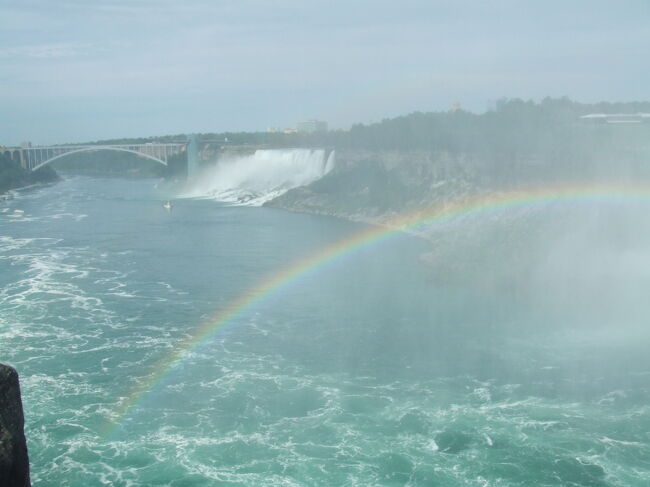 午後からはカナダ滝によく虹がかかりました。<br />最初は凄いって感動でしたが、何度も見ているうちに慣れてしまう！