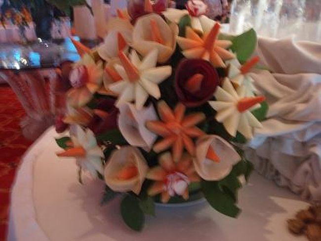 お野菜で出来た花束