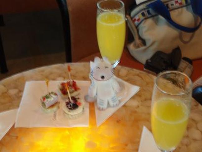 １１階でのミモザのカクテル