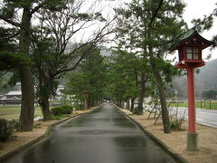 吉備津神社に向かいます

参道ですね。

