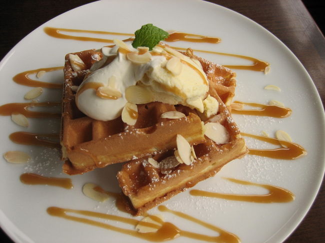 長谷駅近くの、オープンテラスのカフェで。<br />美味しい♪